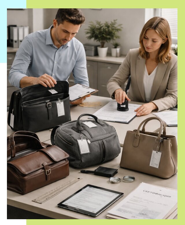 Сертификация сумок в Дедовске от 8246 руб. | Алешин-Ддв