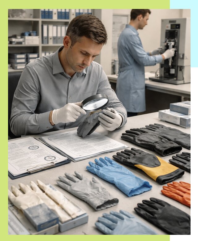 Сертификация перчаток и средств защиты продукции в Дедовске