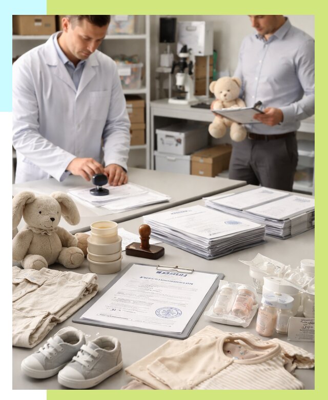 Сертификация детских товаров в Дедовске от 16493 р. | Алешин-Ддв