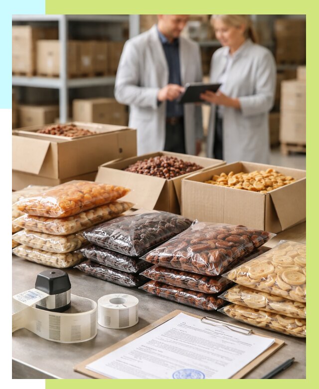 Сертификация сухофруктов в Дедовске от 13194 р. | Алешин-Ддв под ключ