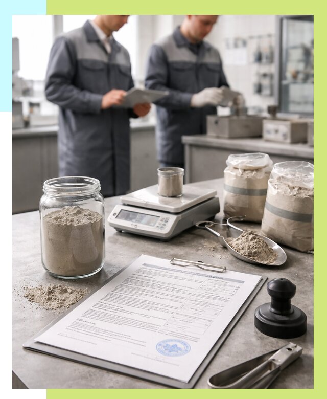 Сертификация цемента в Дедовске от 21990 р. | Алешин-Ддв