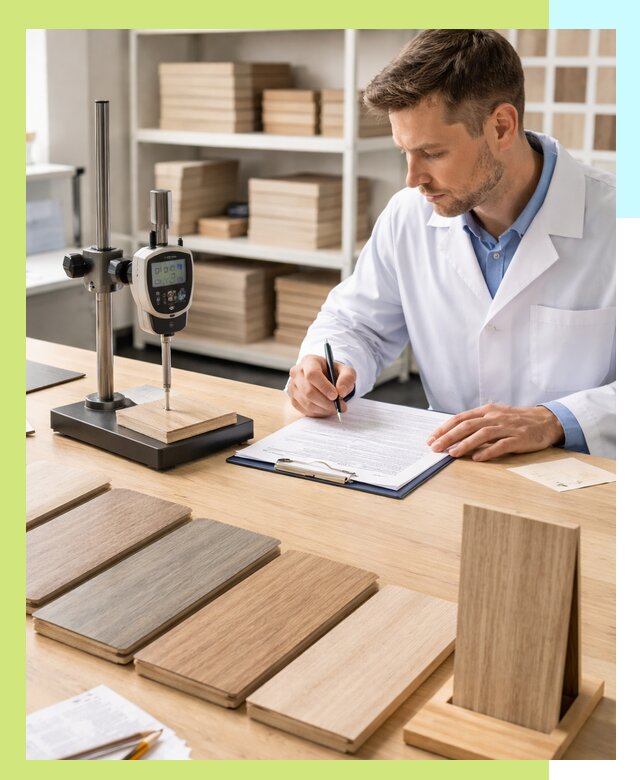 Сертификация ламината с испытаниями и оформлением документов в Дедовске