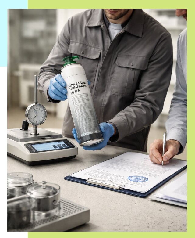 Сертификация монтажной пены в Дедовске от 16493 р. | Алешин-Ддв