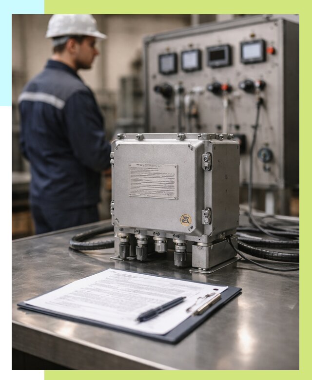 Сертификация взрывозащищенного оборудования в Дедовске от 38483 р. | Алешин-Ддв