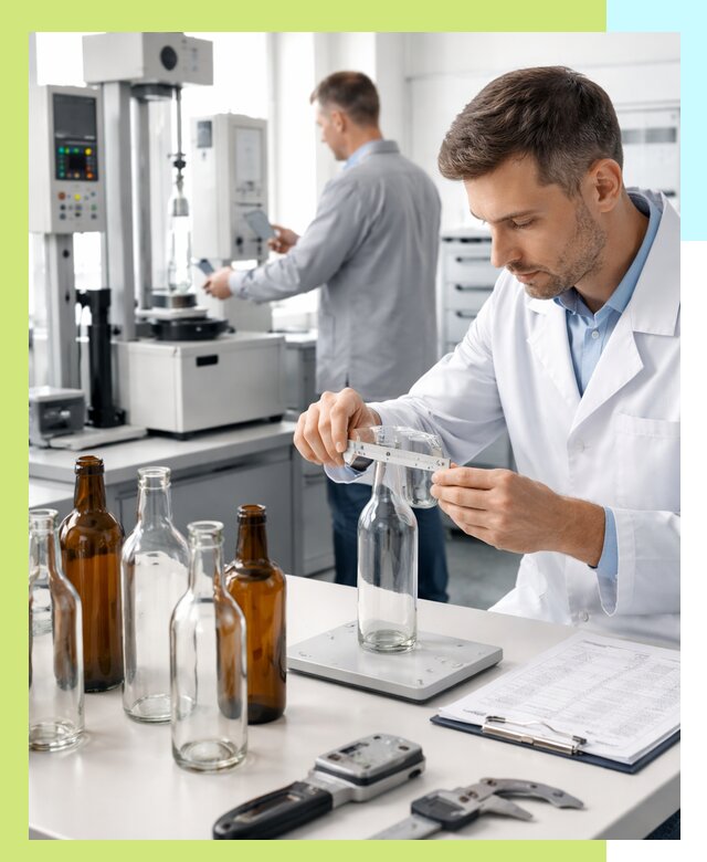 Сертификация стеклянных бутылок и сопутствующей упаковки в Дедовске