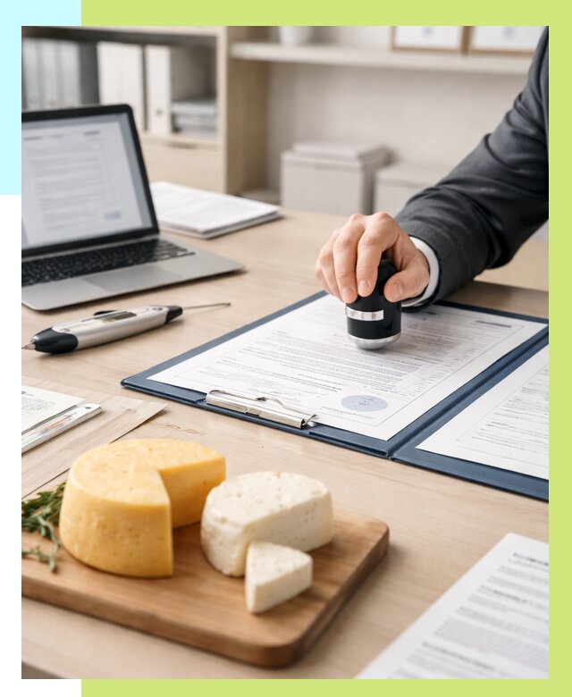 Сертификация сыров в Дедовске от 16493 р | Сертификат на сыр Алешин-Ддв