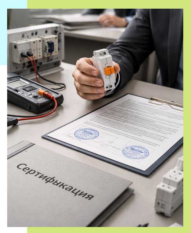 Сертификация выключателей под ключ в Дедовске от 16493 р. | Алешин-Ддв