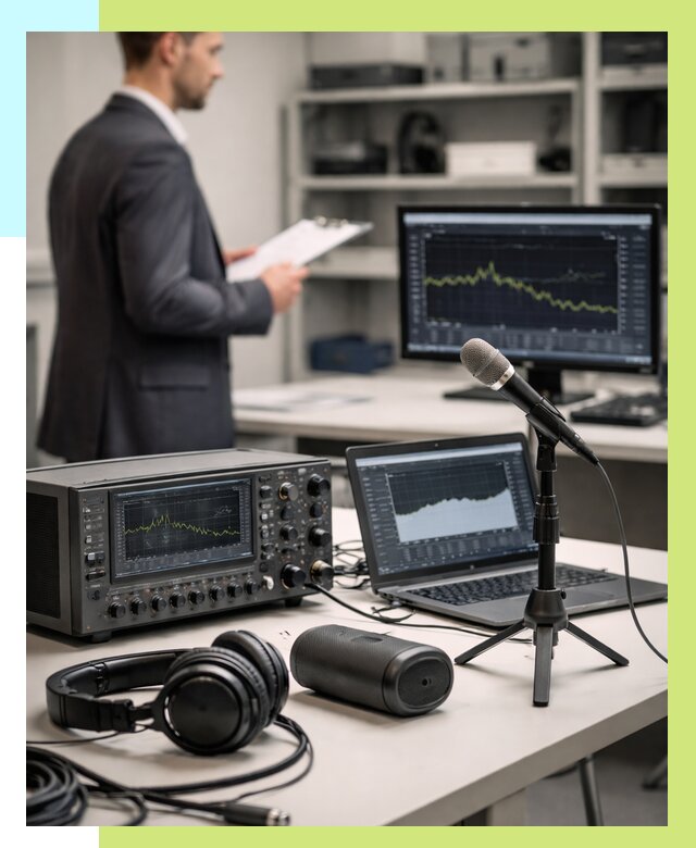 Сертификация аудиотехники в Дедовске от 16493 р., Алешин-Ддв