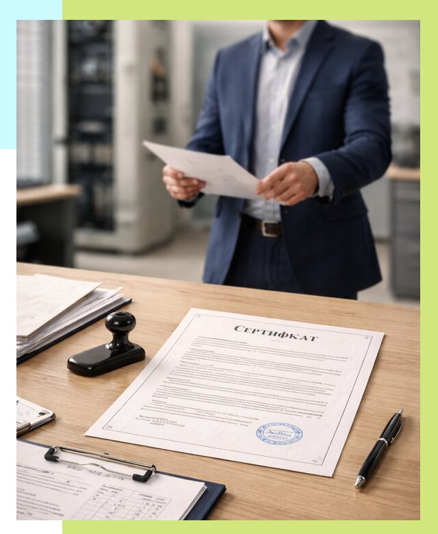 Сертификат на оборудование в Дедовске от 16493 р. | Алешин-Ддв