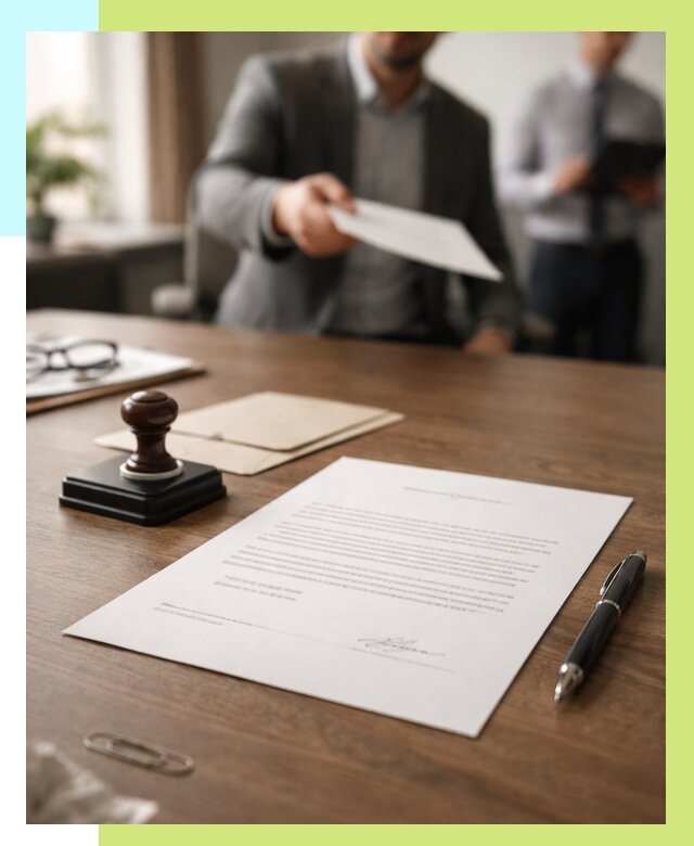 Отказное письмо по сертификации в Дедовске от 3848 р. | Алешин-Ддв