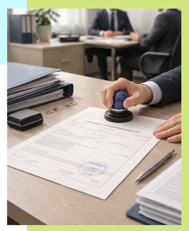 Сертификат происхождения СТ 1 в Дедовске от 4948 р. | Алешин-Ддв