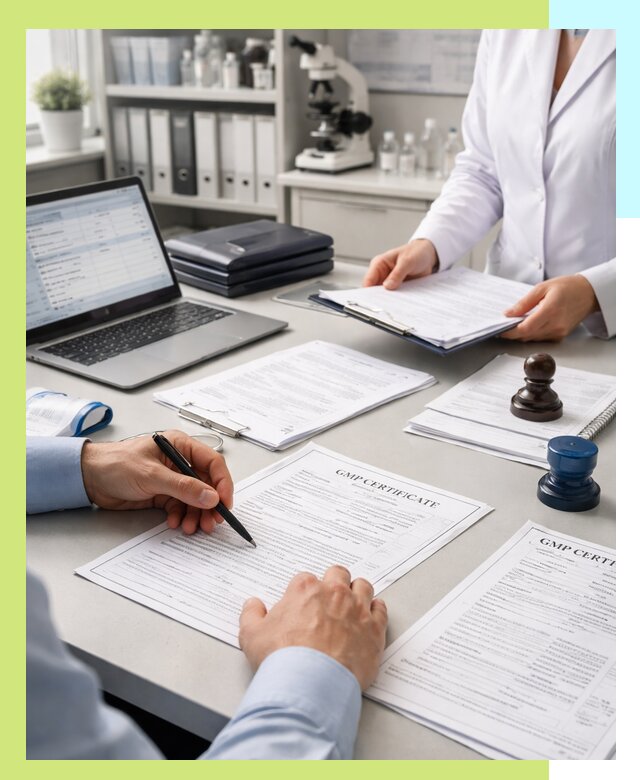 Оформление сертификата GMP в Дедовске для фармпроизводства