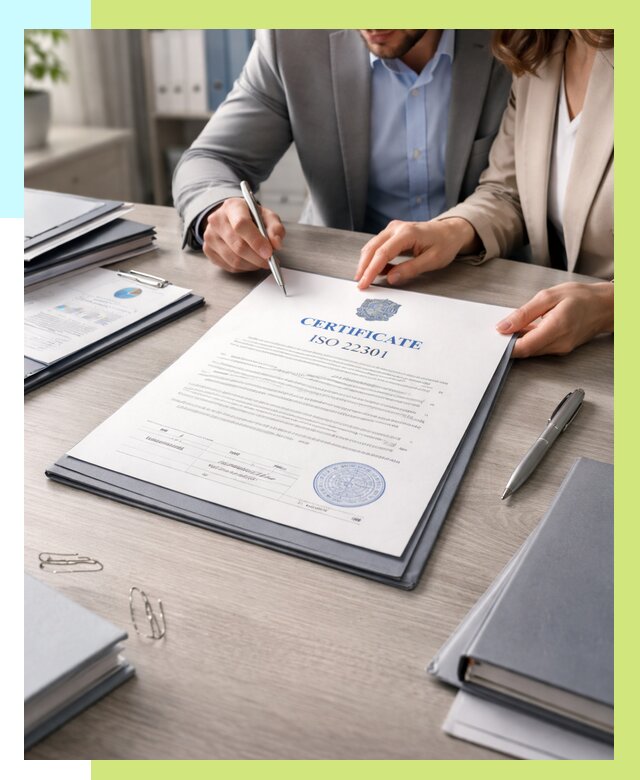Сертификат ISO 22301 в Дедовске от 49478 р. | Алешин-Ддв срочно