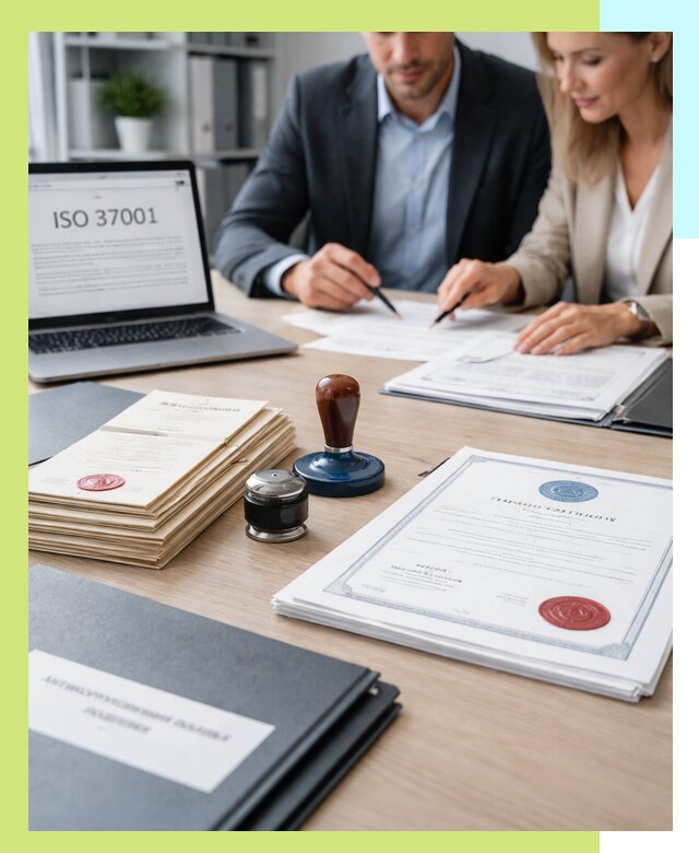 Получение сертификата ISO 37001 по системе борьбы с коррупцией в Дедовске