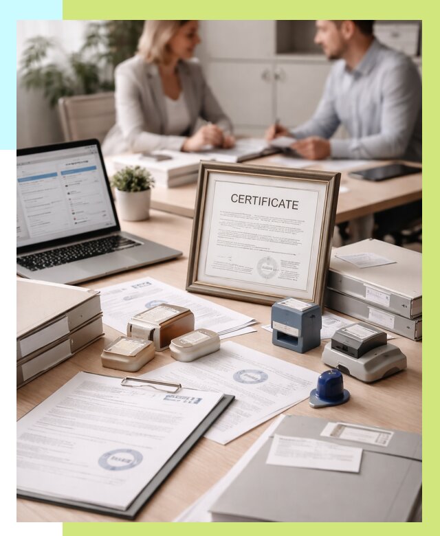 Сертификация компании в Дедовске от 49478 р. | Алешин-Ддв — заказ